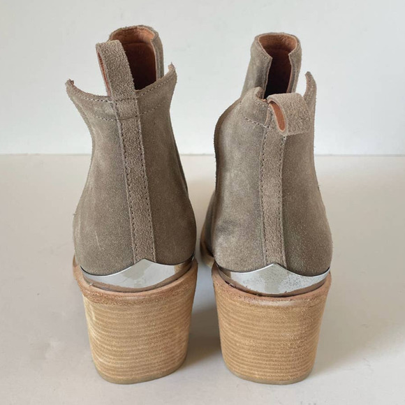 NWT Jeffrey Campbell Leather Block Heel Ankle Bootie, Size 9.5 🗣LAST CHANCE🗣 - Picture 3 of 5